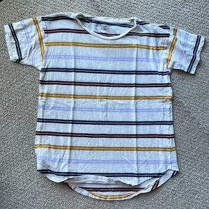 Madewell Stripe Short Sleeve Shirt